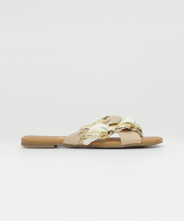 Sandalia Flat con cadena